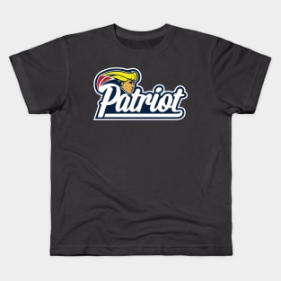 Donald Trump Patriots Football Shirt Kids T-Shirt